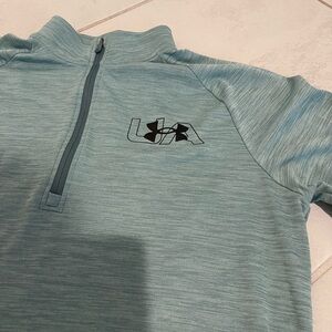 Under Armour Teal Quarter-Zip Top